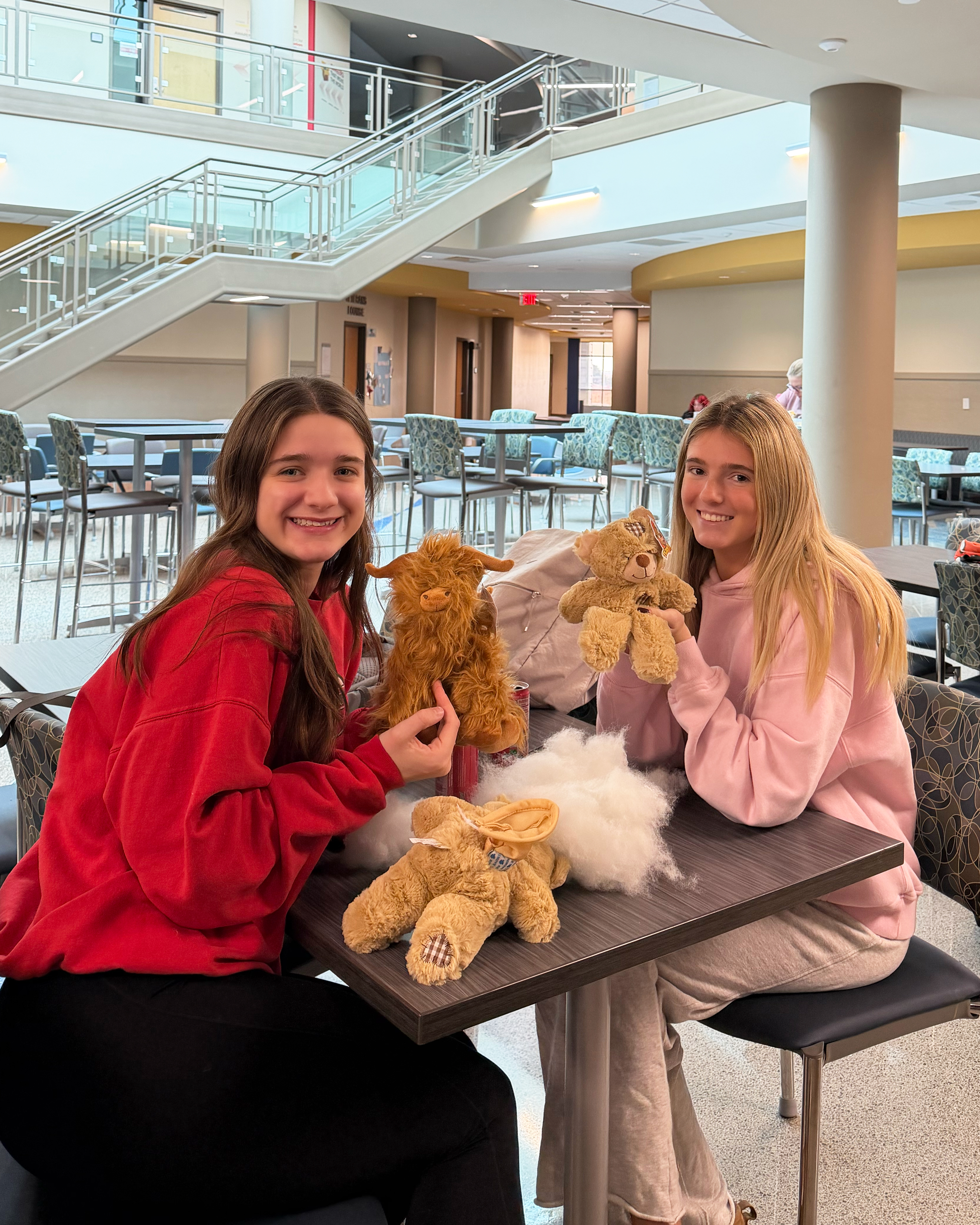 Amari with her friend